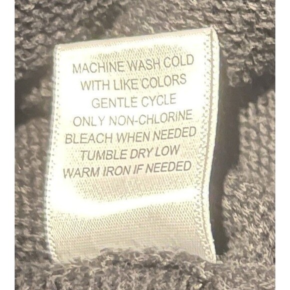 OUTPOST MAKER Charcoal Black Quarter Zip Thick Cotton Sweater Men's XL - Picture 8 of 8